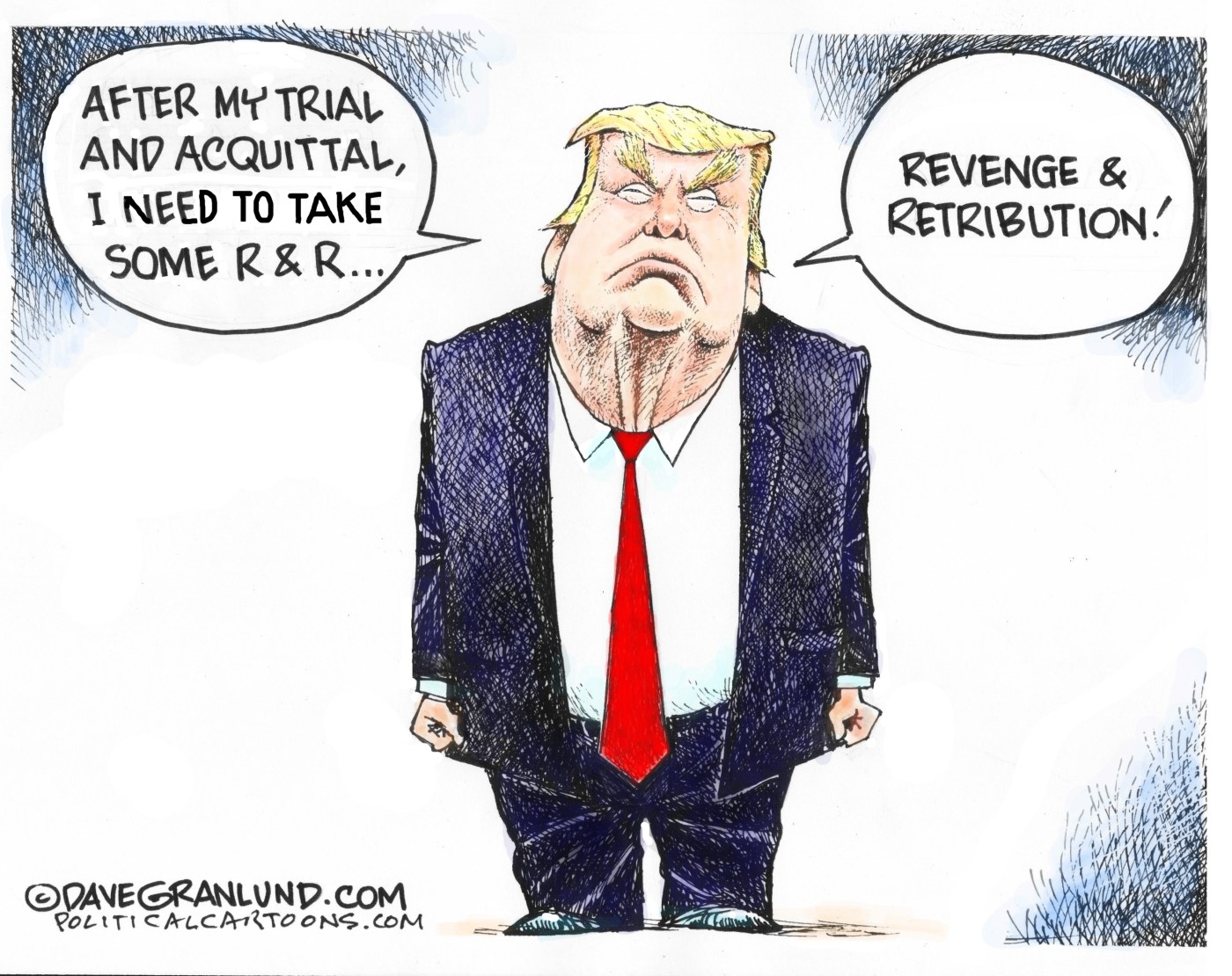 Cartoons: Donald Trump, acquittal and the rule of law